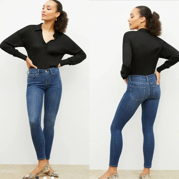 Frame Denim Denim - The FRAME Denim Le Skinny De Jeanne Raw Hem Size 29